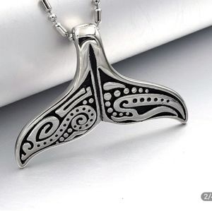 Lg. Whale Tail Necklace